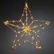 Konstsmide Christmas LED sfeerlamp gouden ster 37x36 cm