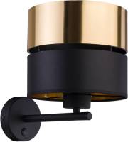 EULUNA Wandlamp Hilton, zwart/goud