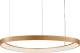 Viokef LED hanglamp Loop, goud, Ø 60 cm