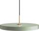 UMAGE Asteria medium hanglamp messing lichtgroen