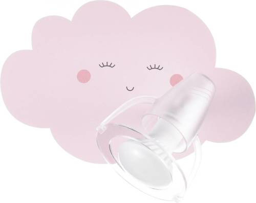 Waldi-Leuchten GmbH Wandlamp Wolkengezicht in roze met spot