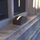Lucande LED buitenlamp Marka, aluminium donkergrijs