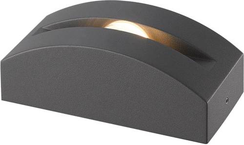 Lucande LED buitenlamp Marka, aluminium donkergrijs