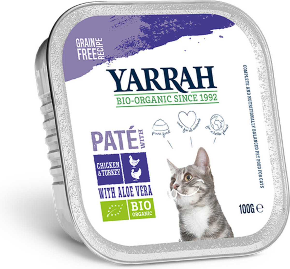 Yarrah Bio Kuipje Wellness Pate Kip - Kalkoen 100 gr