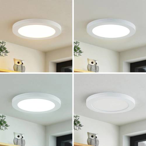 PRIOS Aureka LED plafondlamp, sensor, 22,5 cm