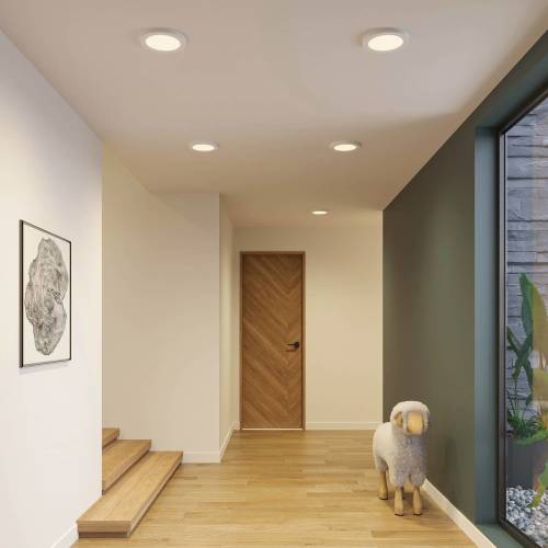 PRIOS Aureka LED plafondlamp, sensor, 22,5 cm