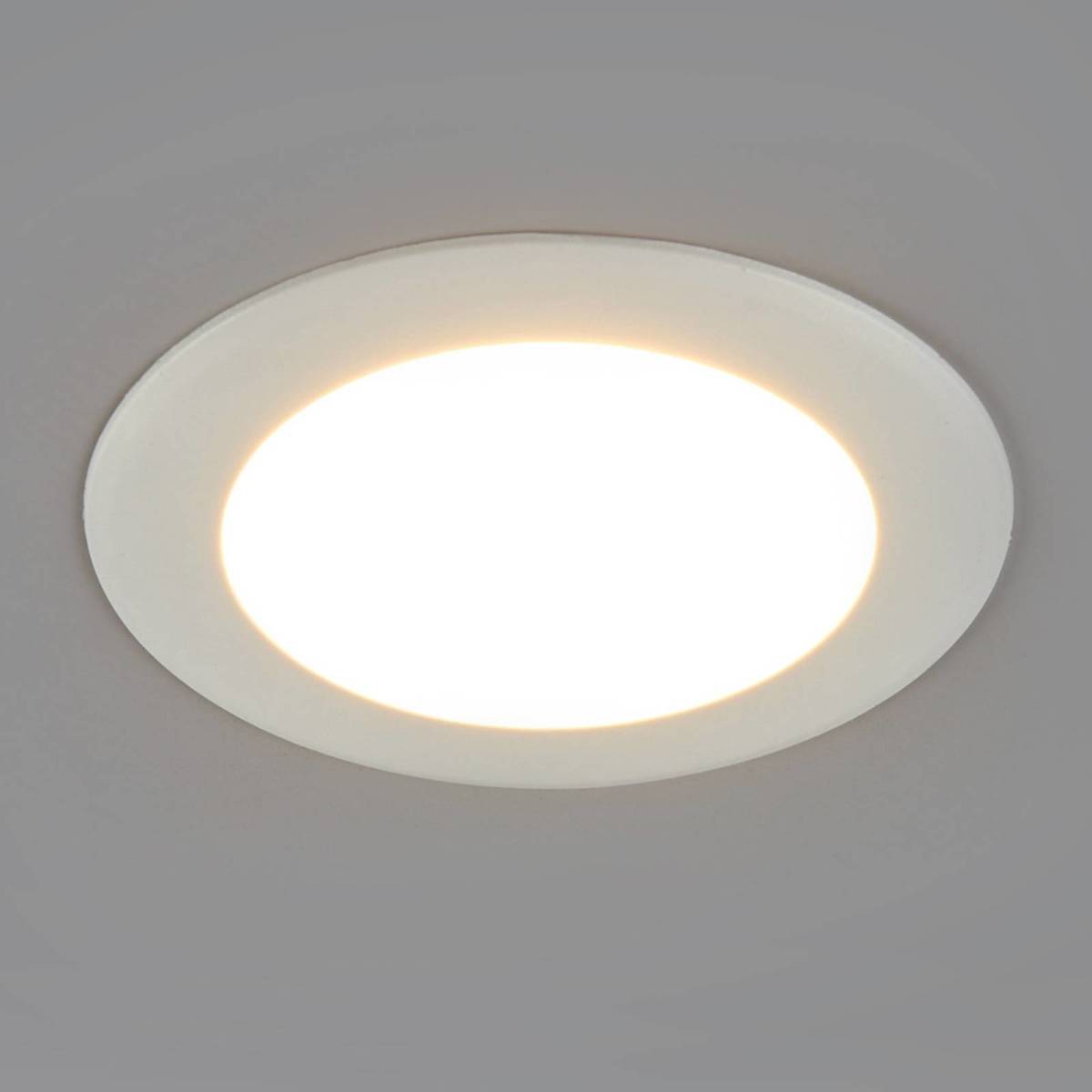 Arcchio Ronde LED inbouwlamp Arian, 9,2 cm 6W
