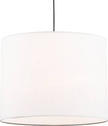 EULUNA Textiel-hanglamp Harris, kap wit