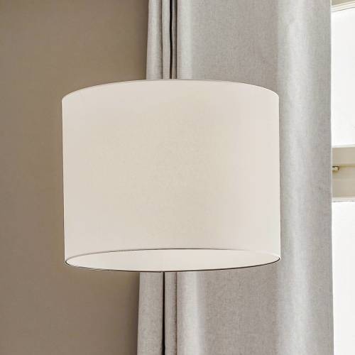 EULUNA Textiel-hanglamp Harris, kap wit