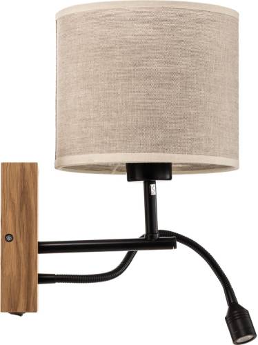 EULUNA Wandlamp Sonny, LED leeslampje, cilinderkap