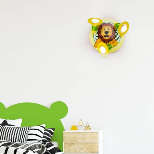Elobra Wandlamp Leeuw voor de kinderkamer