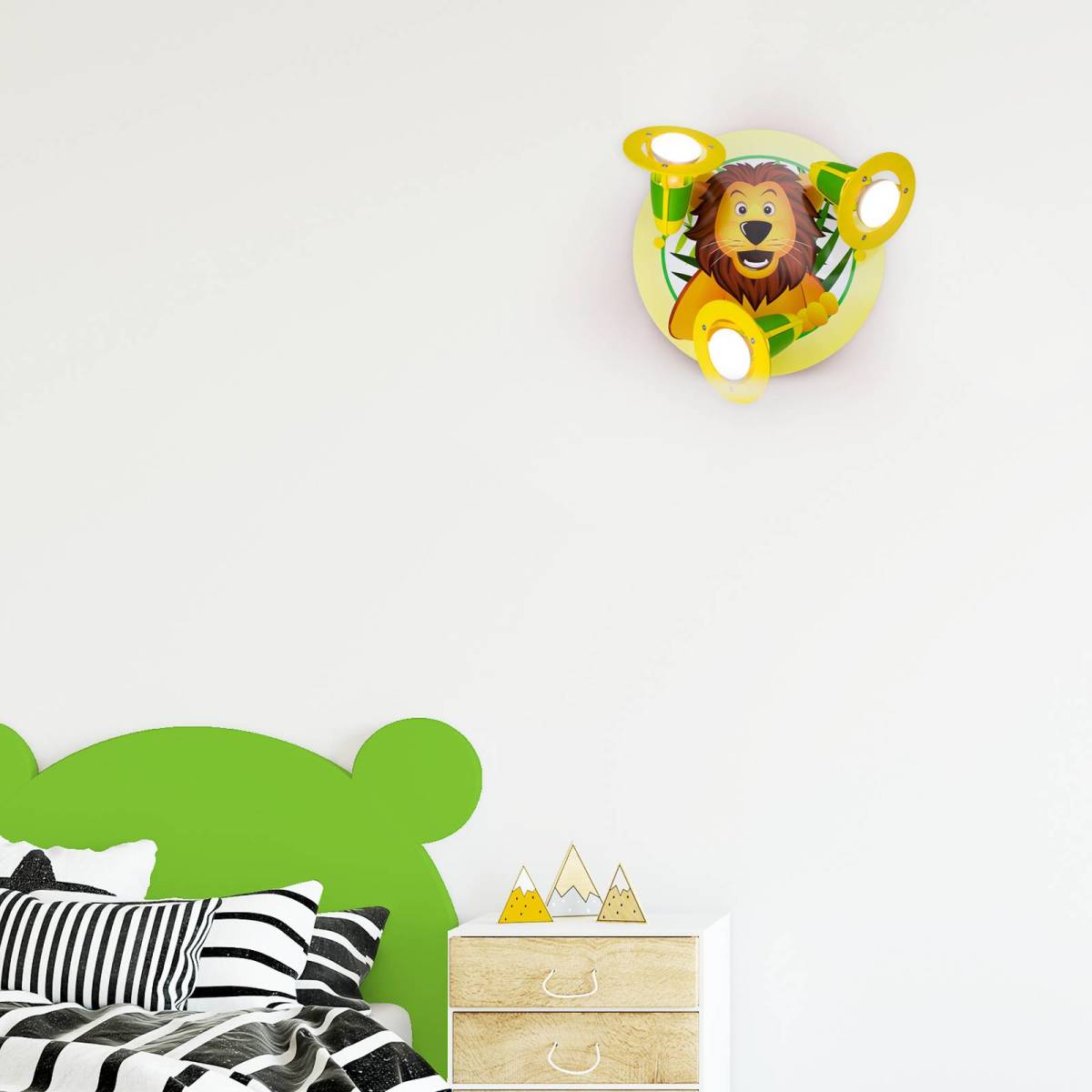 Elobra Wandlamp Leeuw voor de kinderkamer