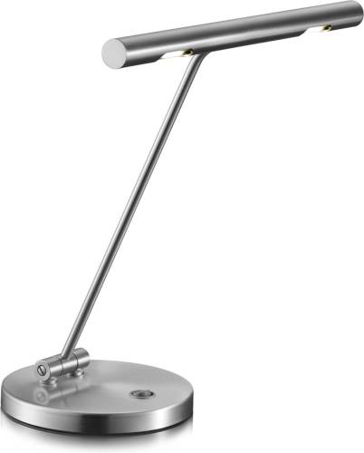 Knapstein Nette LED-tafellamp Glimmer, nikkel