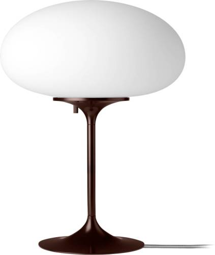 Gubi Stemlite tafellamp, zwart-rood, 42 cm