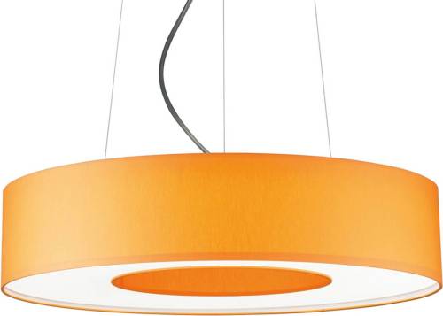 Hufnagel LED hanglamp Donut dimbaar 34 W oranje