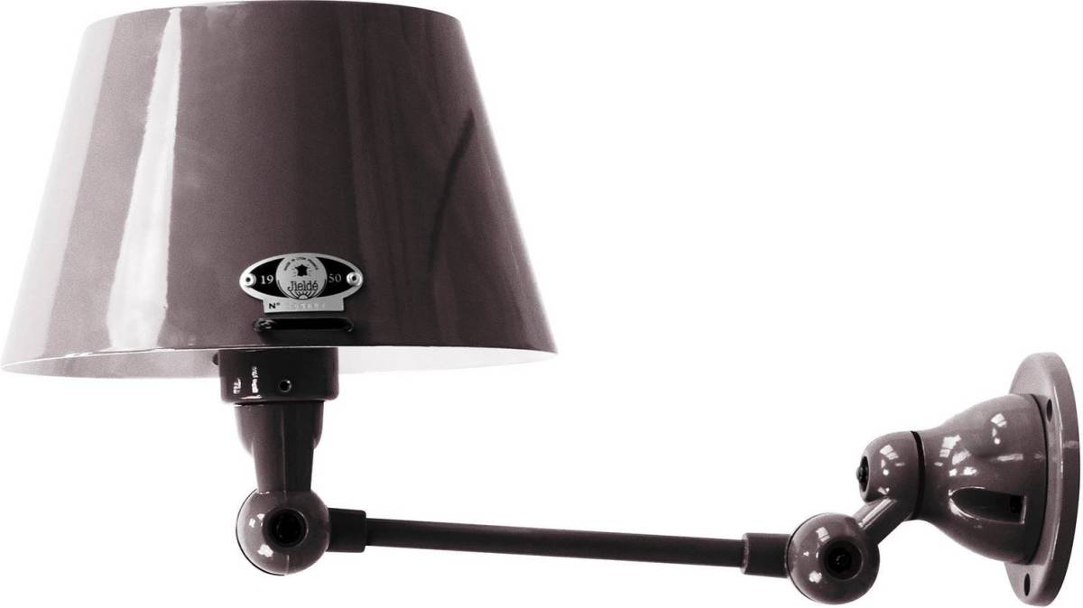 Jielde Aicler AID701 scharnier-wandlamp, zwart