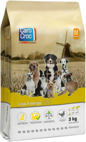 CaroCroc Low energy 22/8 Hondenvoer 3 kg