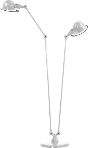 Jielde Signal SI8380 vloerlamp 2-lamps zilvergrijs
