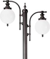 K.S. Verlichting Mastlamp Madeira 2-lamps donkergroen