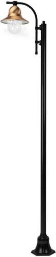 K.S. Verlichting Mastlamp Toscane 240 cm, zwart, 1-lamp