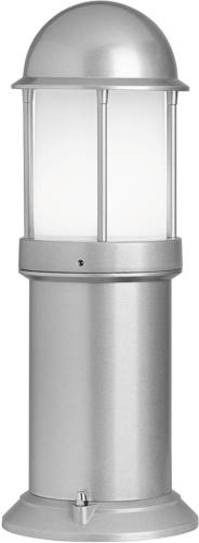 LCD Tijdloze sokkellamp Marco, zilver