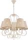 EULUNA Kroonluchter Midgrad, 5-lamps, wit