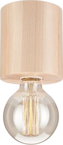 EULUNA Plafondlamp Block hout rond, natuur