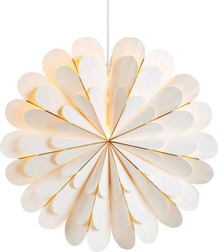 Markslöjd Decoratie ster Marigold als hanglamp, wit, Ø 45 cm