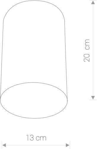EULUNA Plafondspot Point Plexi L wit