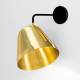 NYTA Tilt Wall Brass wandlamp, muuraansluiting