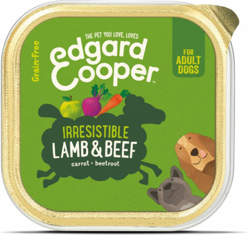 Edgard&Cooper Kuipje Vers Vlees Lam - Rund 150 gr