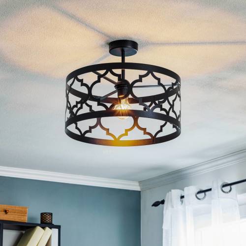EULUNA Plafondlamp module Maroko L, zwart