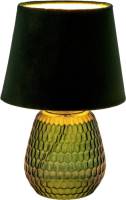 Pauleen Crystal Velours tafellamp met glazen voet