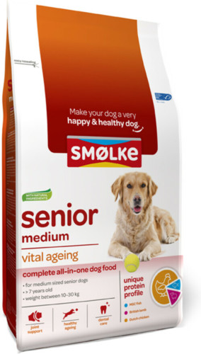 Smolke Hond Senior Medium 3 kg