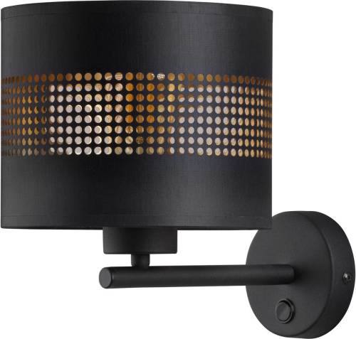 EULUNA Wandlamp Tago, zwart/goud
