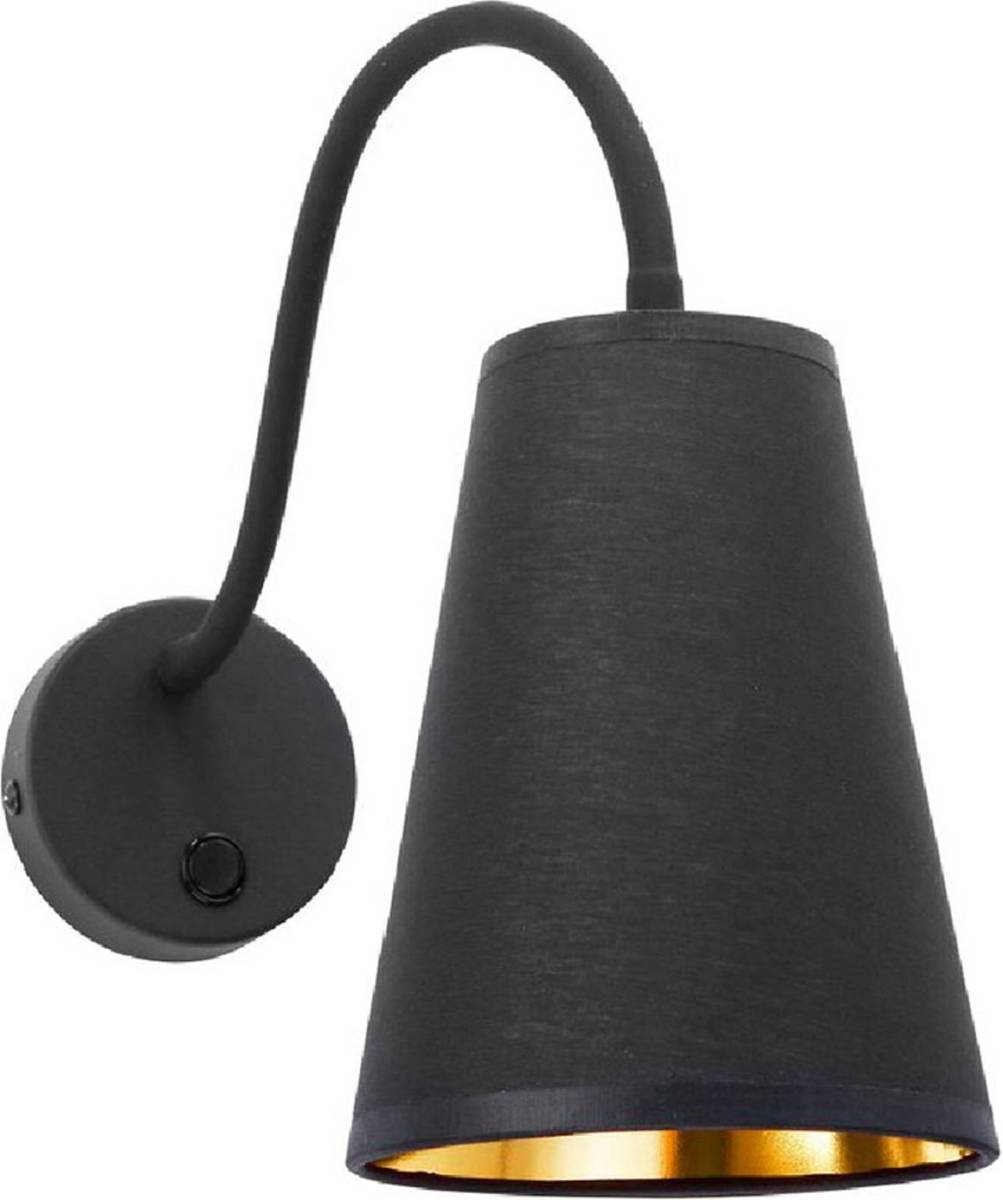 EULUNA Wandlamp Wire, zwart/goud