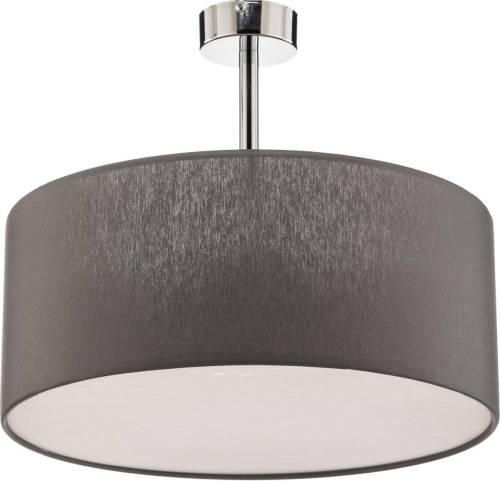 EULUNA Plafondlamp Rondo met afstand, grijs Ø 45cm