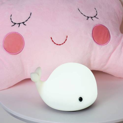 Pauleen Good Night Whale nachtlamp kleurverand.