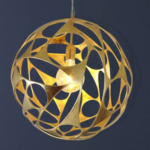 HOLLÄNDER Hanglamp Talismano, ijzer goud