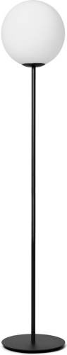 Sforzin Vloerlamp Jugen, zwart/wit, 1-lamp
