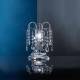 EULUNA Tafellamp Pioggia met kristal-regen, 26cm, chroom