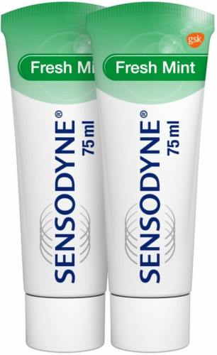 Sensodyne Tandpasta Fresh Mint Duo 2 stuks