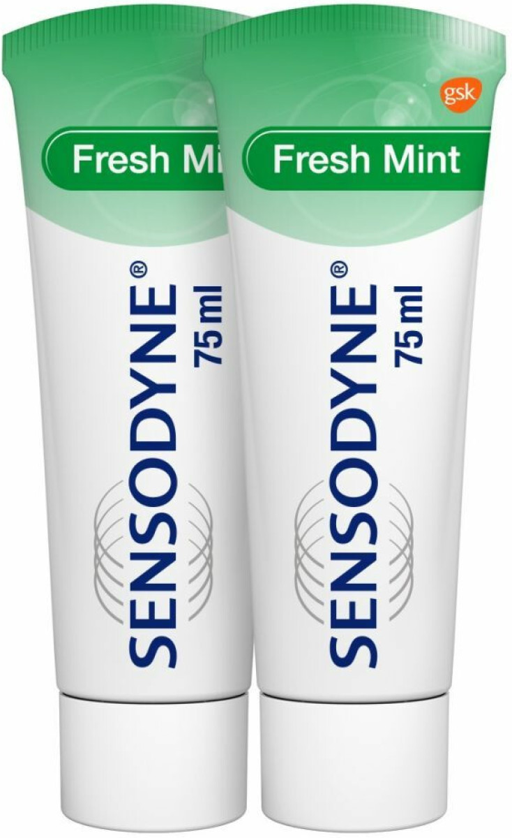 Sensodyne Tandpasta Fresh Mint Duo 2 stuks