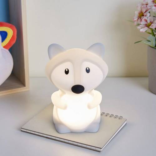 Pauleen Good Night Fox LED nachtlamp kleurverand.
