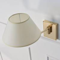 Pujol Iluminación Wandlamp Americana, armlengte 20 cm, goud