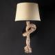 EULUNA Wandlamp Corda met stoffen kap en touwdecoratie