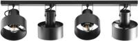 EULUNA Plafondlamp Rif 4, 4-lamps, zwart