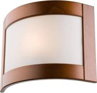 EULUNA Wandlamp Zanna van hout hoogte 22 cm rustiek