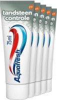 Aquafresh Tandpasta Tandsteen Controle 5 stuks