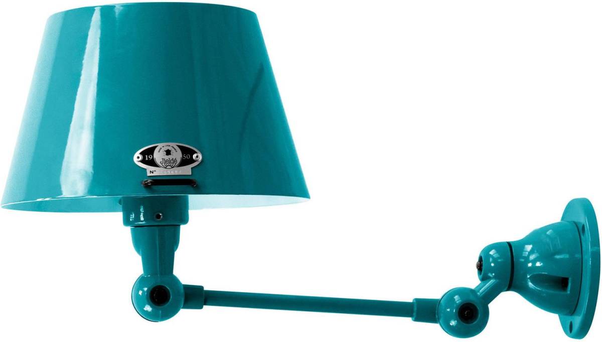 Jielde Aicler AID701scharnier-wandlamp oceaanblauw